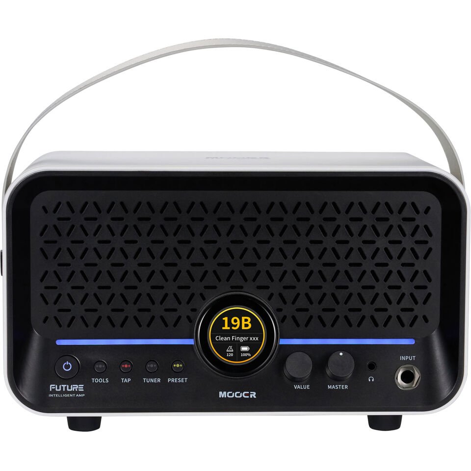 Mooer F15iLISWH Şarjlı Akıllı Gitar Amfisi (Snowfall White)