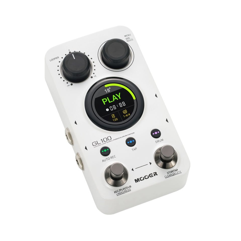 Mooer GL100 Groove Loop + Phrase + Drum Pedalı