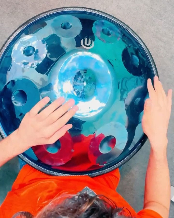 ars9pblue arsha RE MİNÖR 9 NOTALI handpan