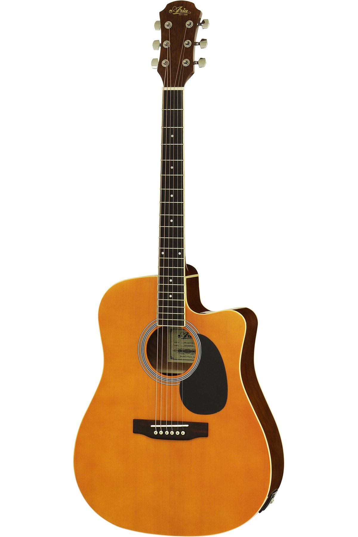 Aria AWN15CEOR Cutaway Elektro Akustik Gitar