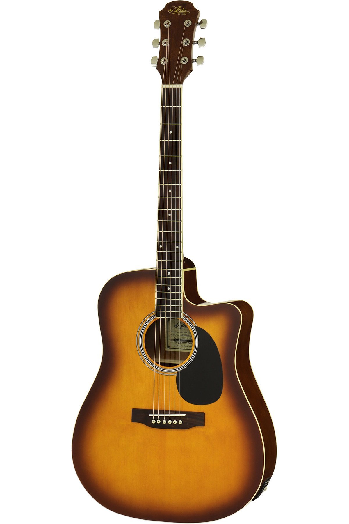 Aria AWN15CETS Cutaway Elektro Akustik Gitar