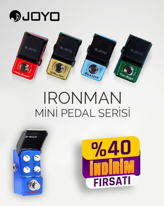 joyo gitar pedallarında yüzde 40 indirim
