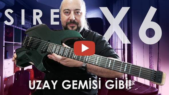 Sire X6 Headless Elektro Gitar - Multiscale Gitar