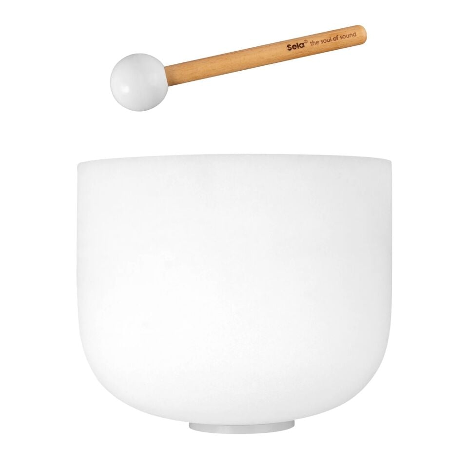 Sela ~28cm Buzlu Kristal Tibet Kasesi 440Hz Fa (SECF11F)