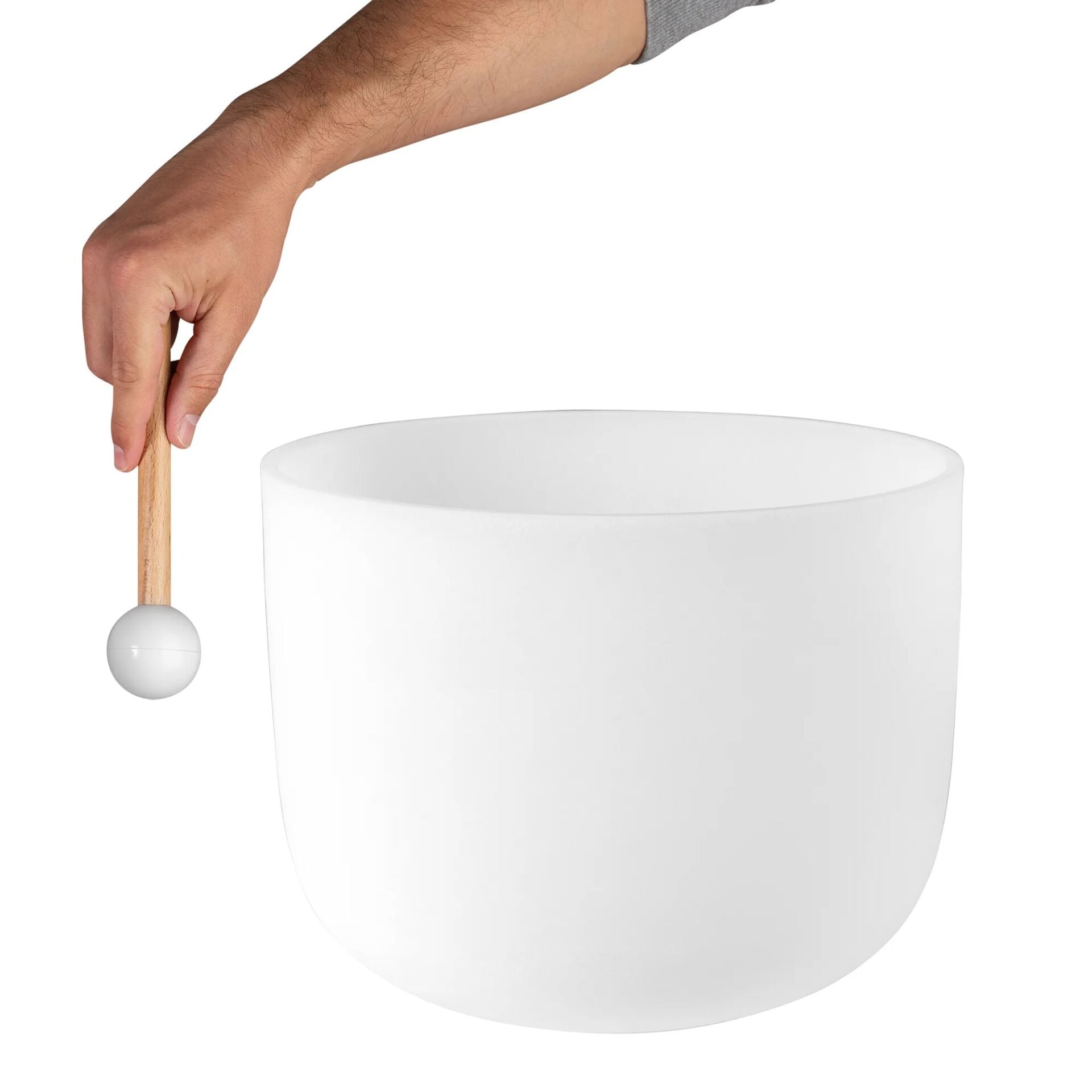 Sela ~35cm Buzlu Kristal Tibet Kasesi 440 Hz Do (SECF14C)