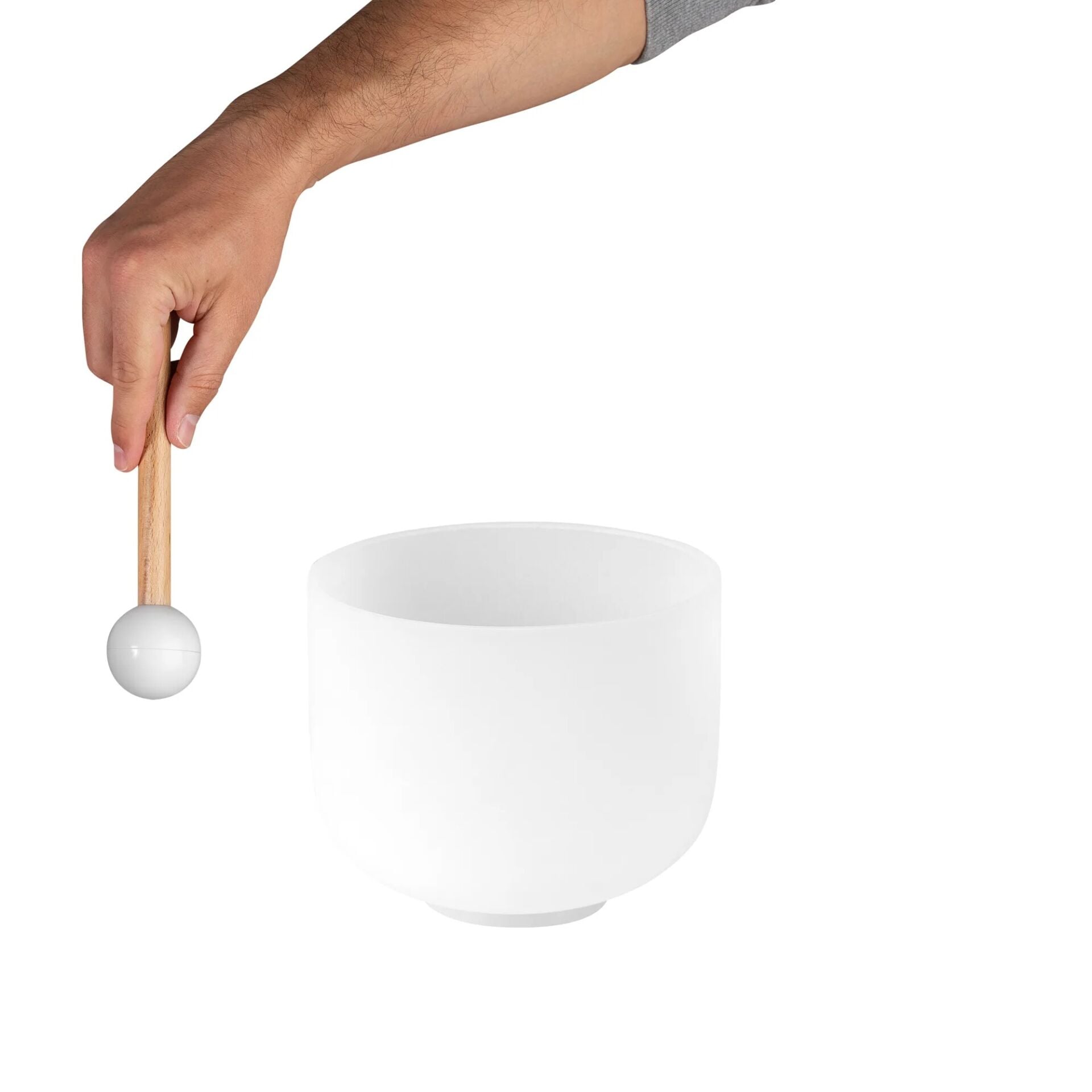 Sela ~20cm Buzlu Kristal Tibet Kasesi 440 Hz Si (SECF8B)