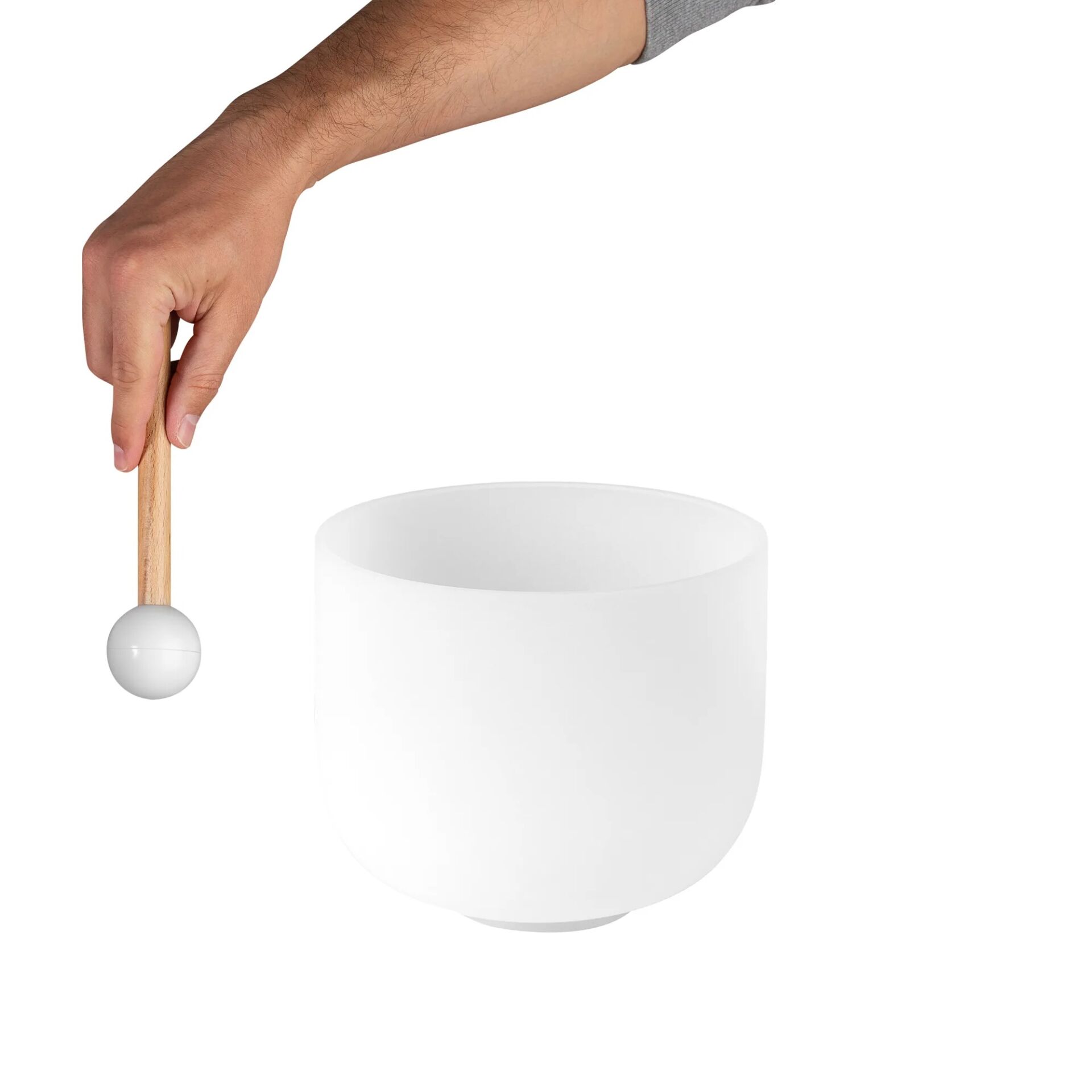 Sela ~22cm Buzlu Kristal Tibet Kasesi 440 Hz La (SECF9A)