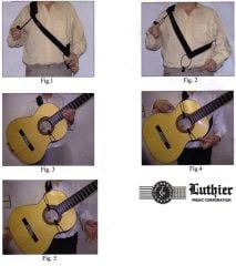 Luthier Klasik Gitar Askısı