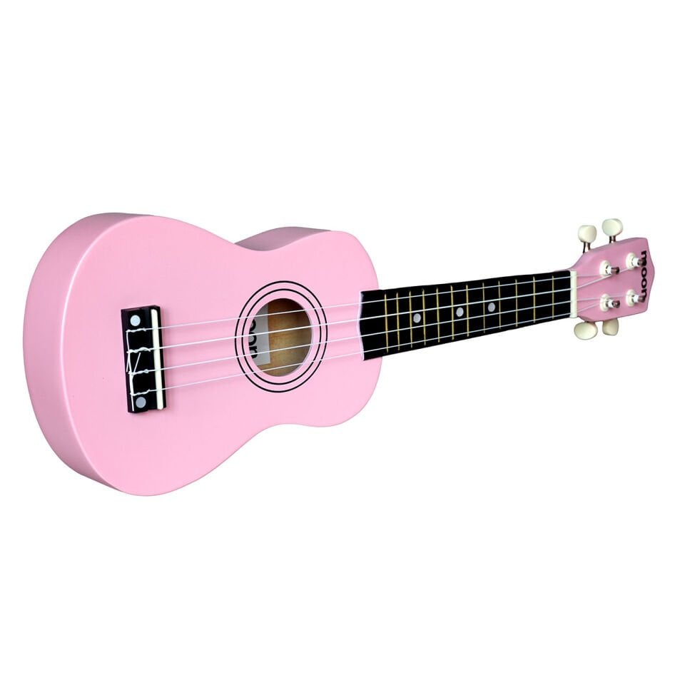 Moon AU02PK Soprano Ukulele (Pembe Renk Çantalı)