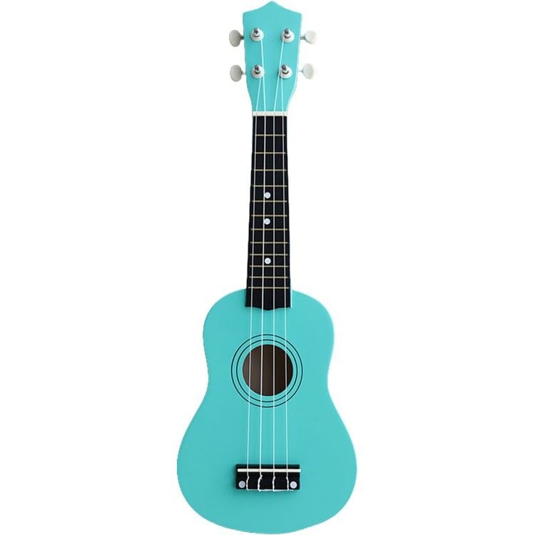 Moon AU02BGR Soprano Ukulele (Mavi/Yeşil Renk Çantalı)