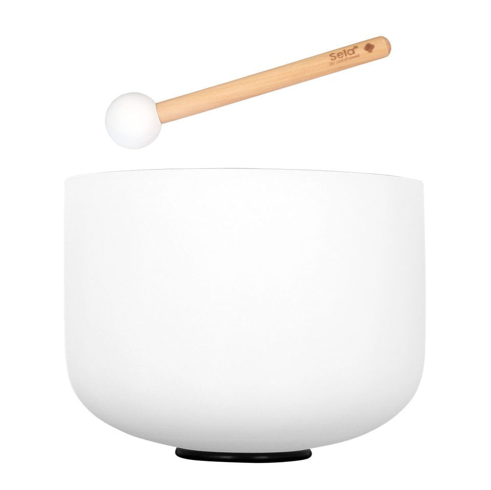 Sela SECF10F ~25cm Buzlu Kristal Singing Bowl 440 Hz F