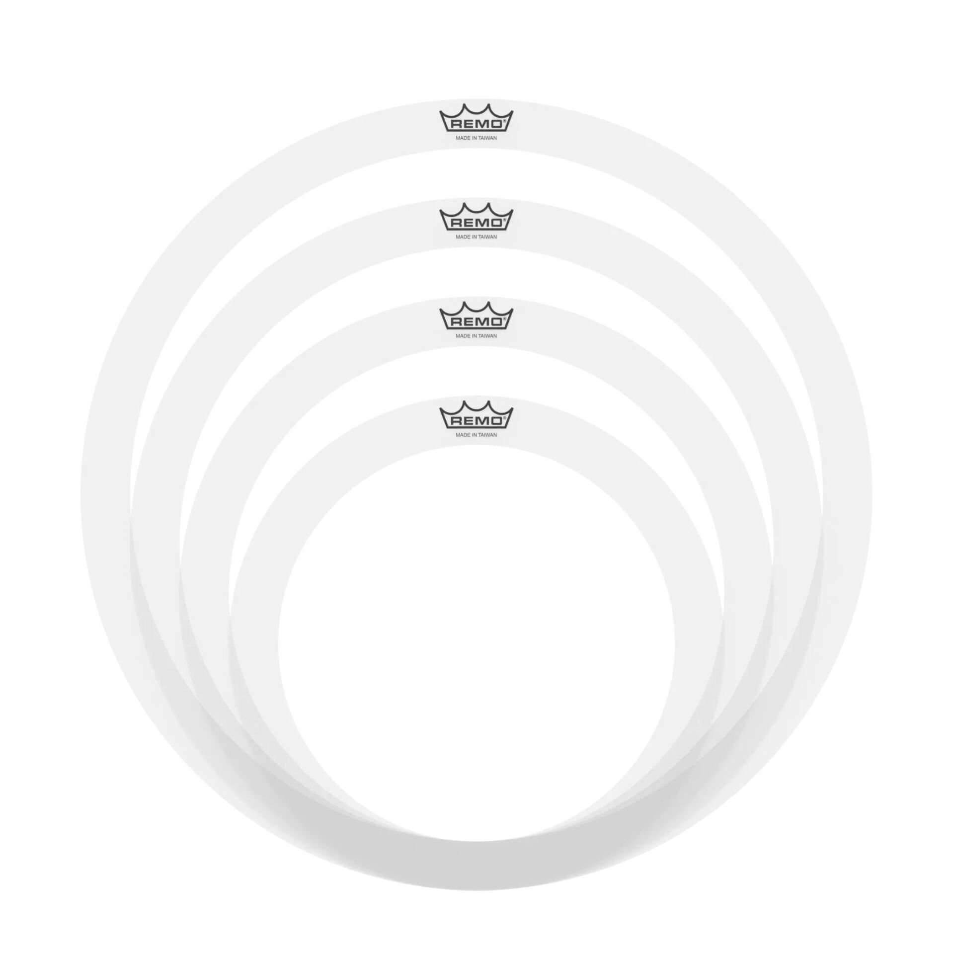 Remo 10+12+14+14 İnç Dörtlü Ton Kontrol Ring Seti (RO-0246-00)