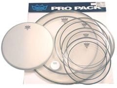 Remo Propack (12''/13''/16''/22'') Pinstripe Clear Davul Deri Seti