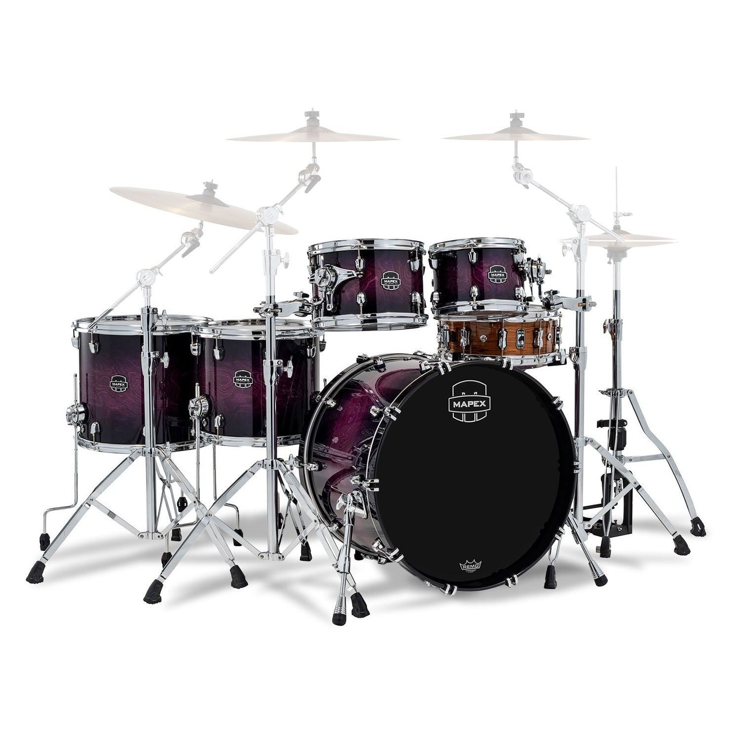 Mapex Saturn VI Akustik Davul Seti 22+10+12+14+16 (SR628XUZXP)