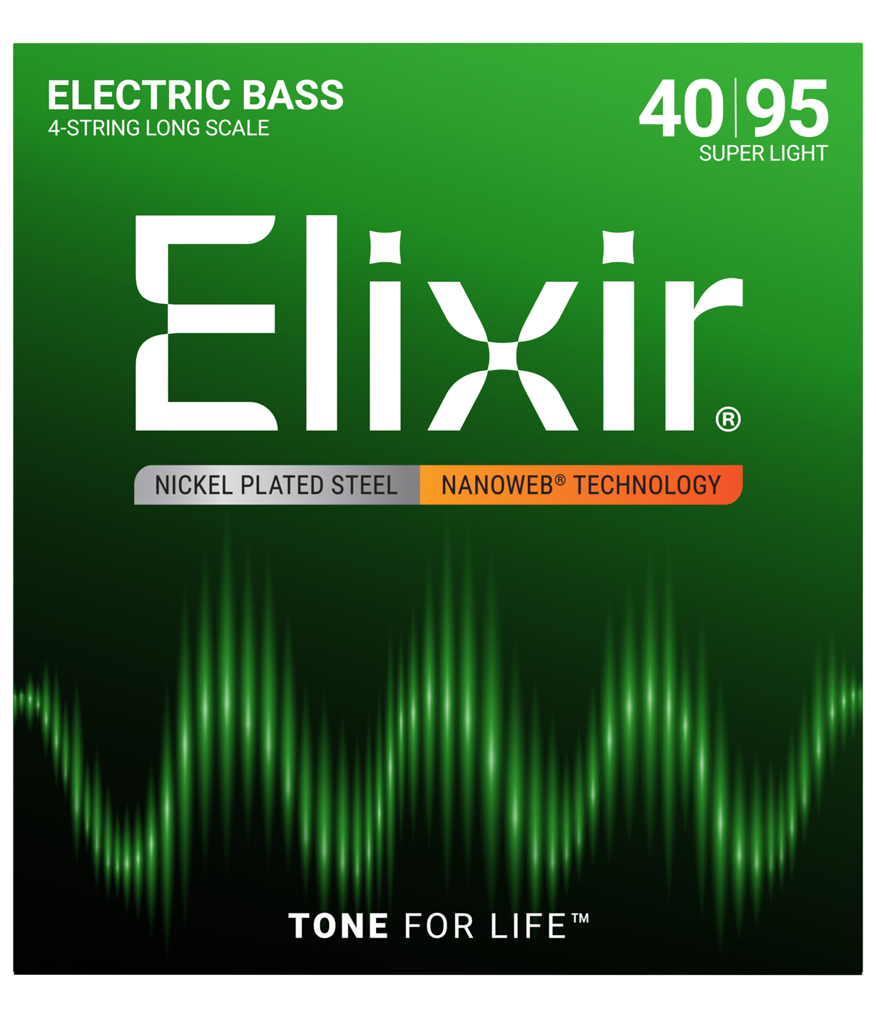 Elixir 040-095 Nanoweb Bas Gitar Teli (14002)