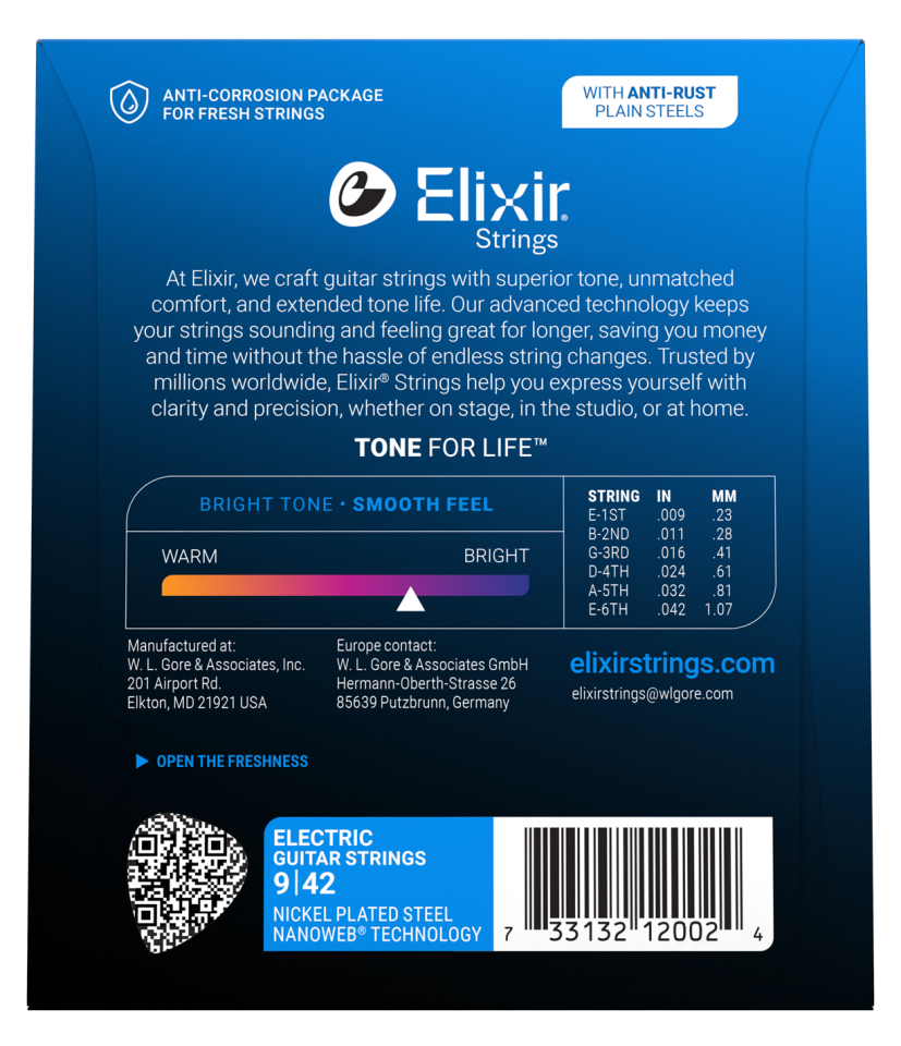 Elixir 009-042 Nanoweb Elektro Gitar Teli (12002)