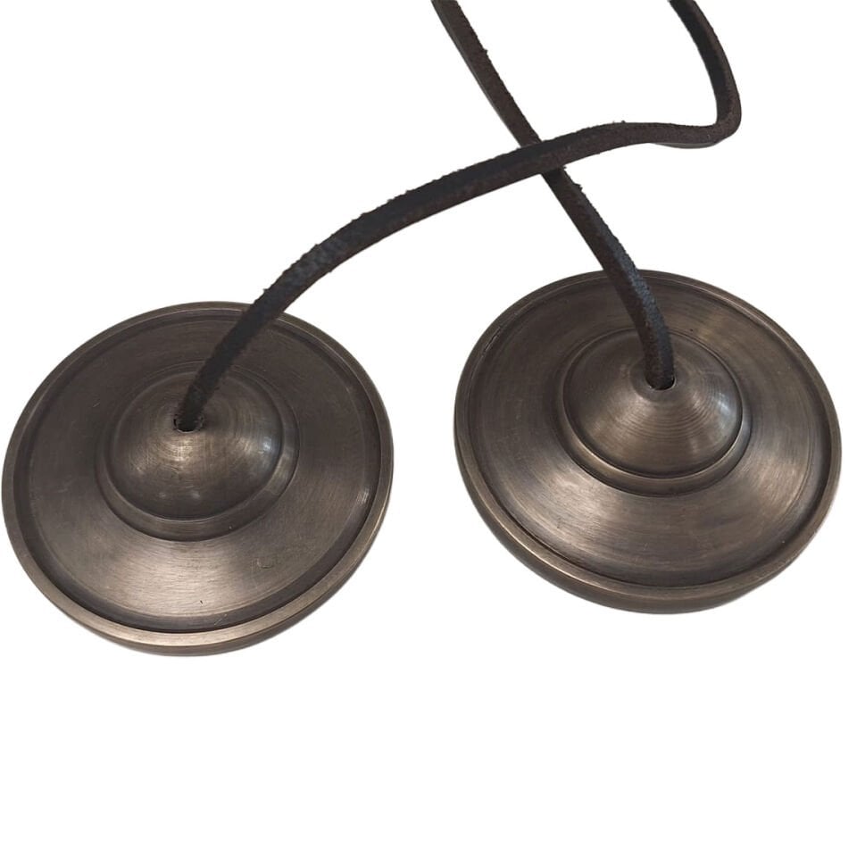 Aparmita El Yapımı Tingsha (Mat Bronz)