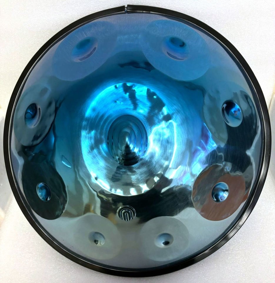 Arsha D Minör Handpan (Parlak Mavi Renk)