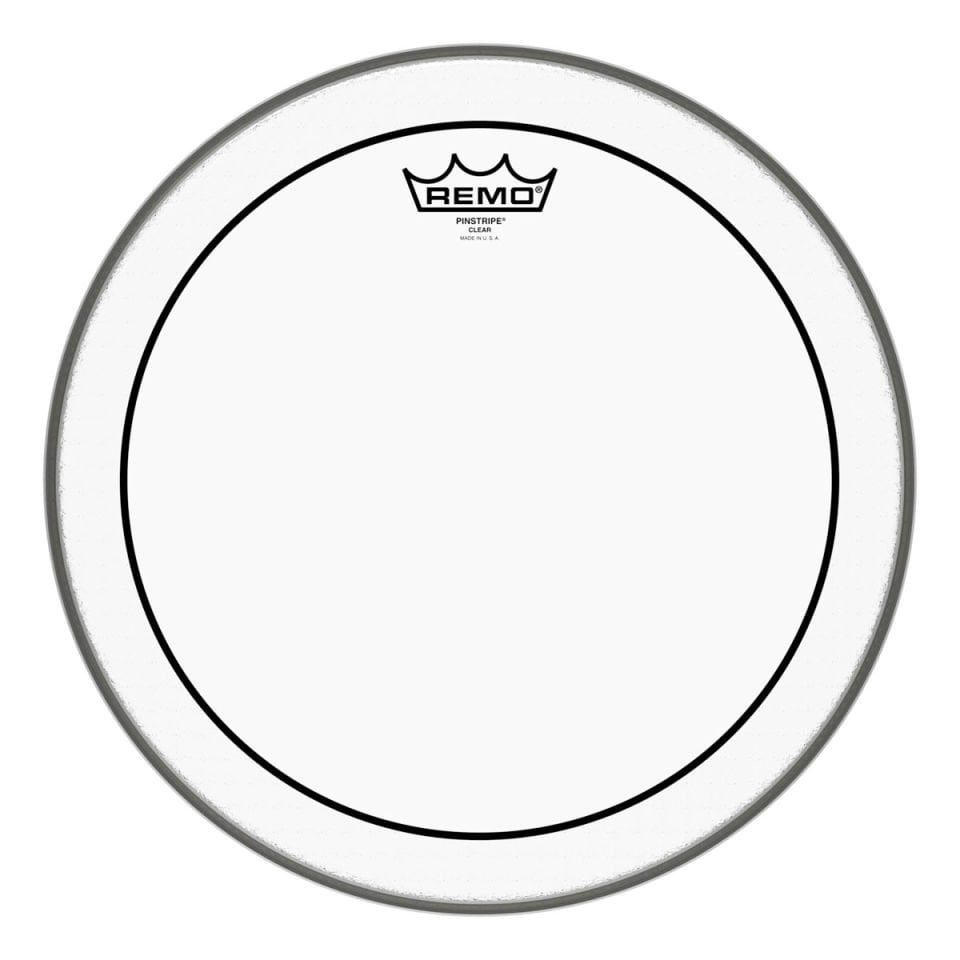 Remo 14'' Pinstripe Clear Tom Derisi