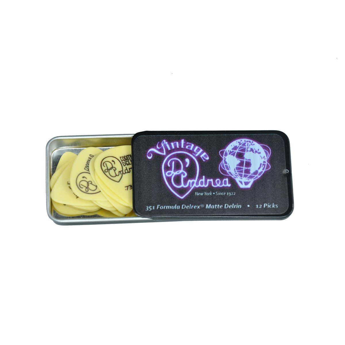 Dandrea TNDX73351YEL Delrex Pena Medium Sarı 0.73mm Metal Kutuda 12 Adet