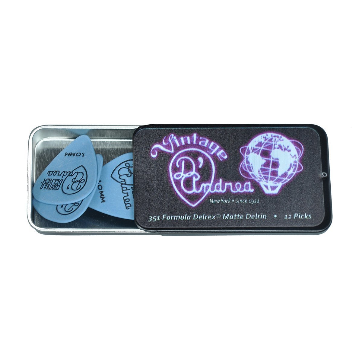 Dandrea TNDX100351BLU Delrex Pena Heavy Blu 1.0mm Metal Kutuda 12 Adet