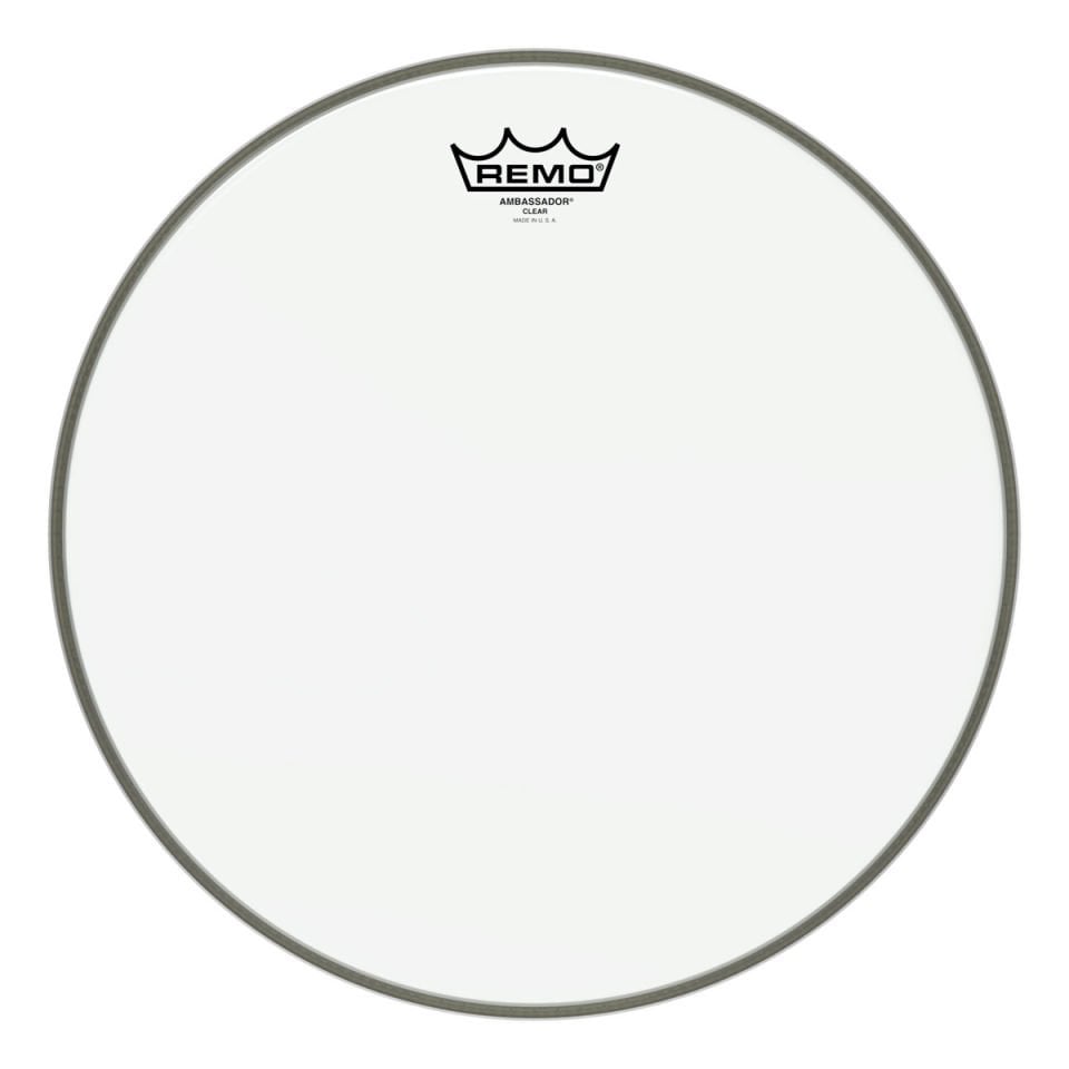 Remo 14'' Ambassador Clear Tom Derisi
