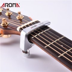 Aroma AC11 Mat Gümüş Akustik Gitar Capo