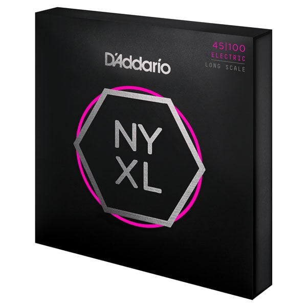 Daddario NYXL45100 Bas Gitar Tel Seti Nyxl Serisi Long Scale 4 Telli Regular Light 45 100