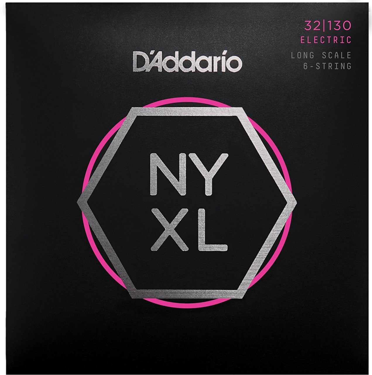 Daddario NYXL32130 Bas Gitar Tel Seti Nyxl Serisi Nikel Sarim Long Scale 6 Telli Regular Light 32 130