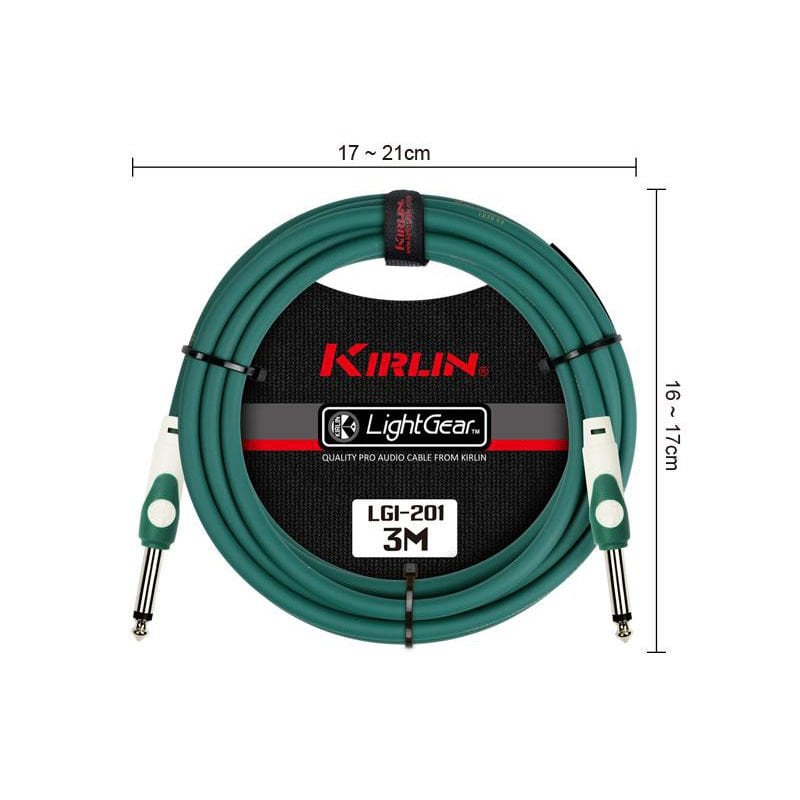 Kirlin LGI2013MGR 3mt Gitar Kablosu