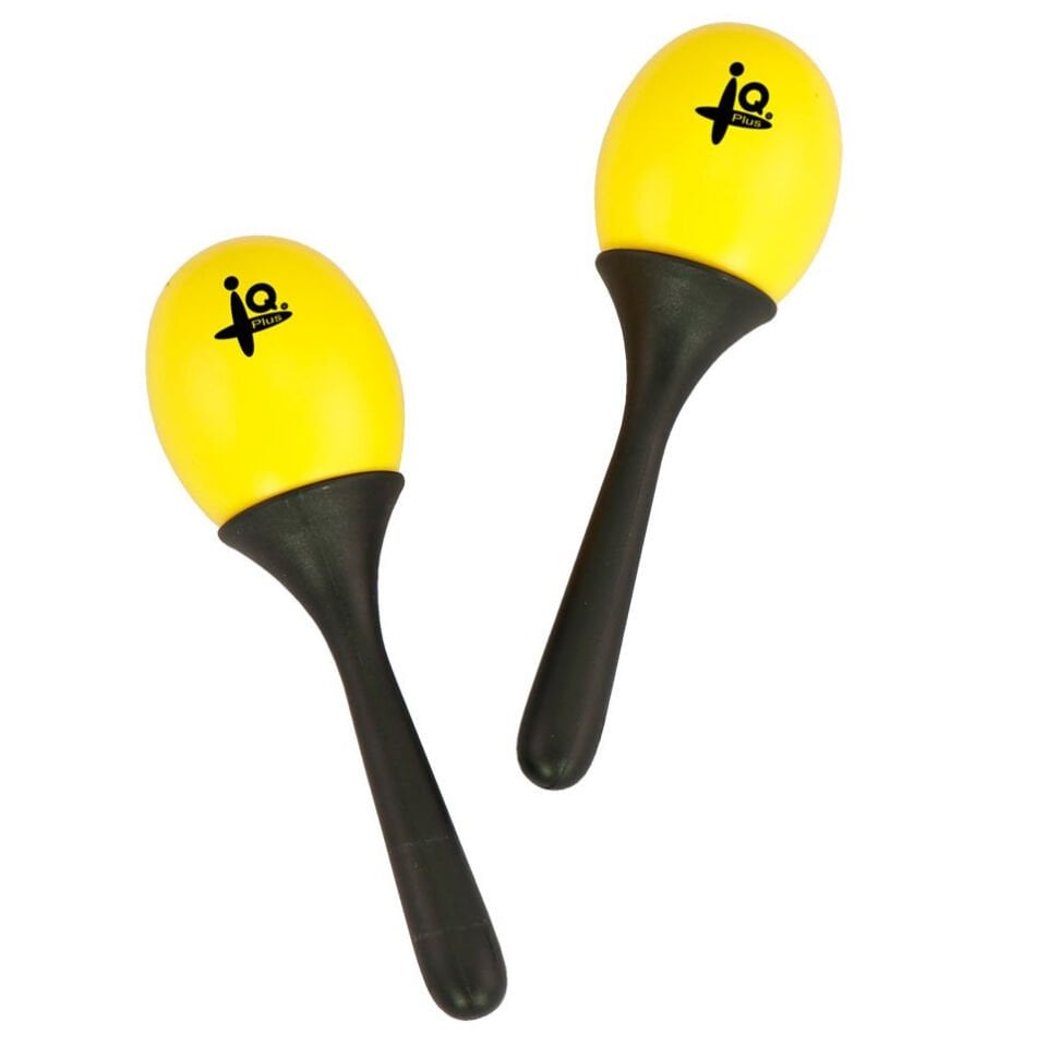 IQ Plus Sarı Küçük Plastik Maracas (IQP02512)