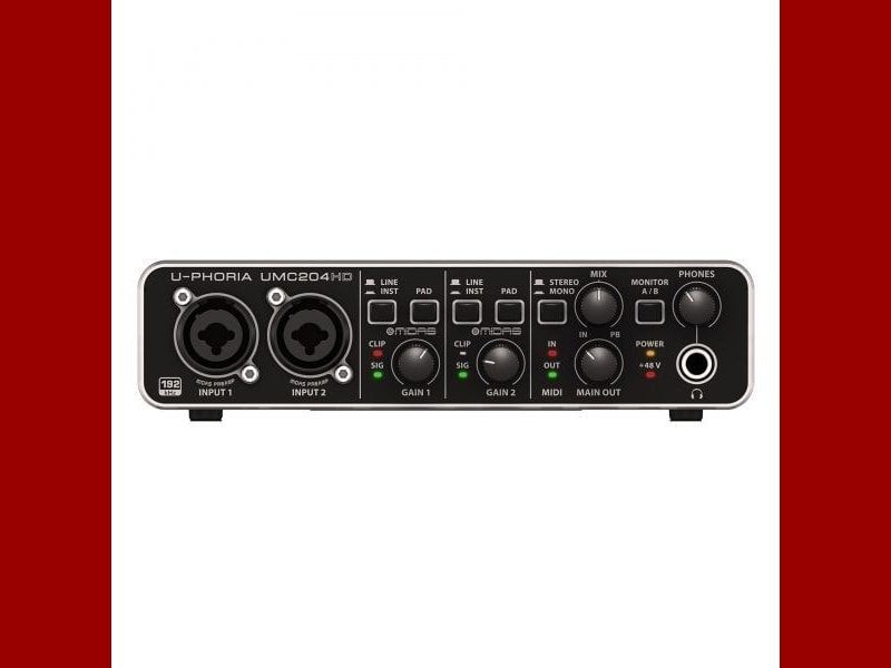 Behringer UMC204HD U-Phoria 4 Kanal Ses Kartı