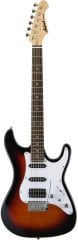 Aria STGSTV3TS HSS Elektro Gitar