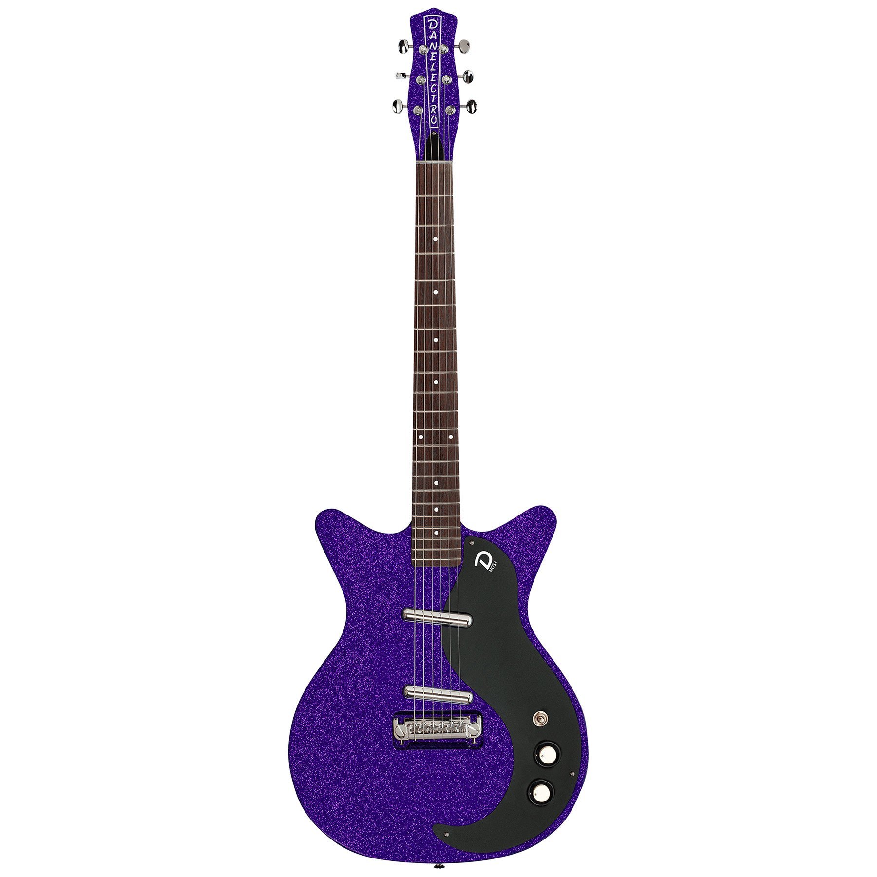 Danelectro BO59PRPMF Blackout 59 Elektro Gitar Purple Metalflake
