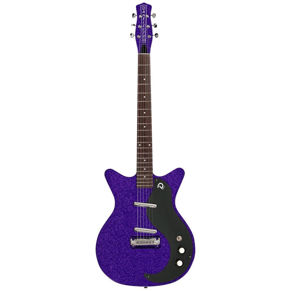 Danelectro BO59PRPMF Blackout 59 Elektro Gitar Purple Metalflake