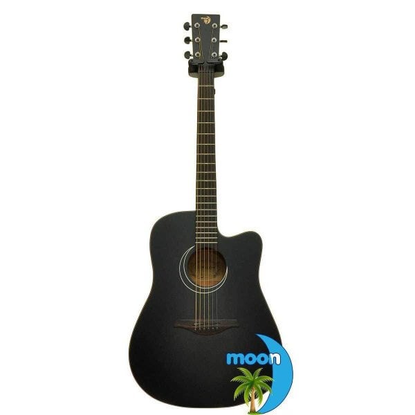 Moon DG120CEBK Elektro Akustik Gitar