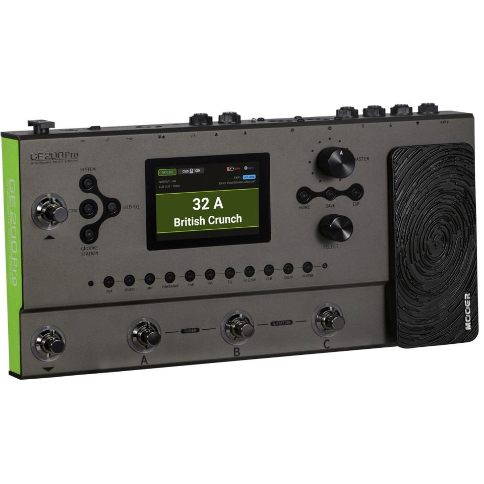 Mooer GE200 Pro Çoklu Gitar Efekt Prosesörü