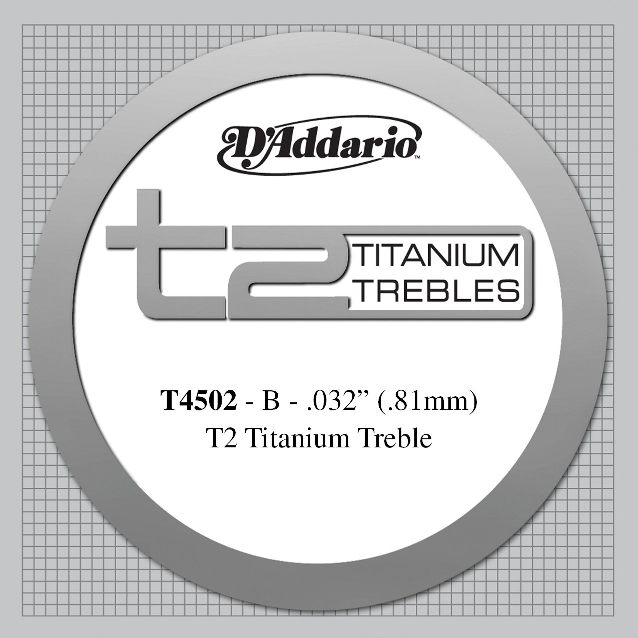 Daddario T4502 Klasik Gitar Tek Tel T2 Titanium .032 Normal