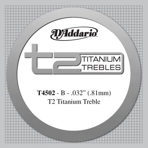 Daddario T4502 Klasik Gitar Tek Tel T2 Titanium .032 Normal