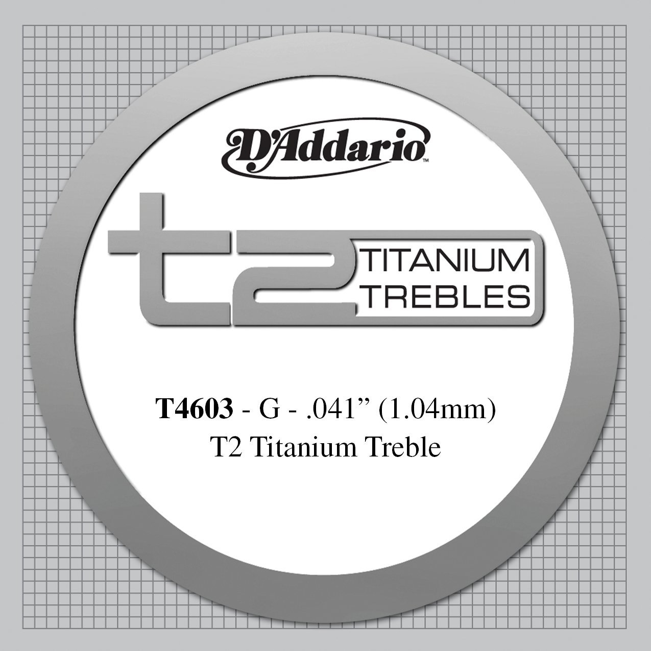 Daddario T4603 Klasik Gitar Tek Tel T2 Titanium .041 Hard