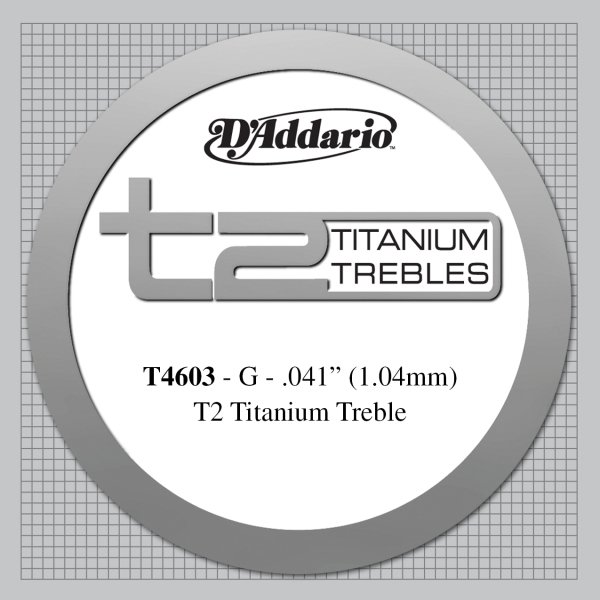 Daddario T4603 Klasik Gitar Tek Tel T2 Titanium .041 Hard