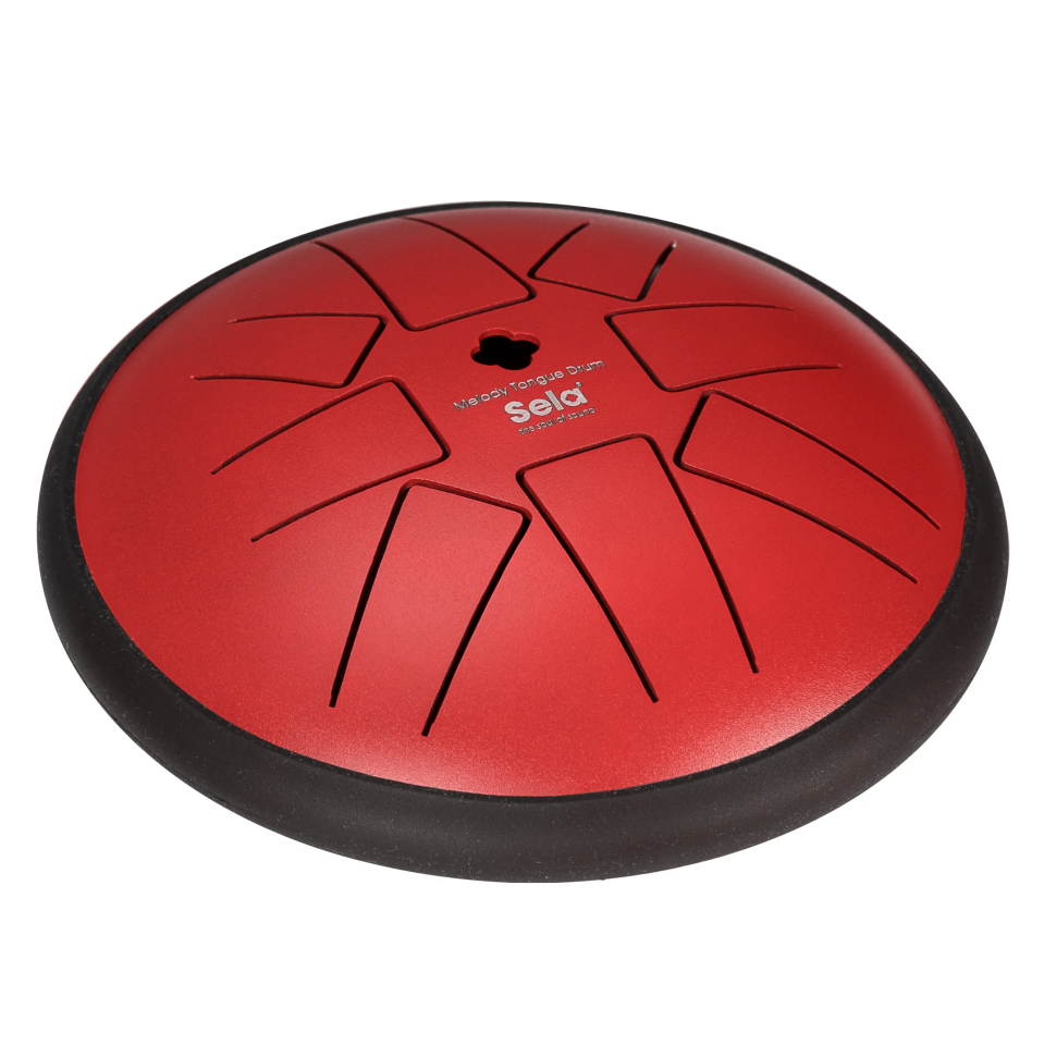 Sela SE362  ~ 15cm Tongue Drum (Fa Minör / Kırmızı)