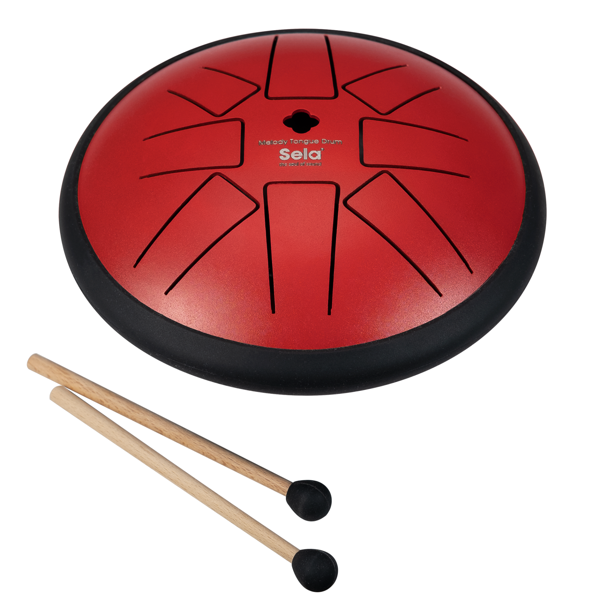 Sela SE362  ~ 15cm Tongue Drum (Fa Minör / Kırmızı)