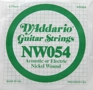 Daddario NW054 Akustik Tel Nikel Wound Kalın Mi