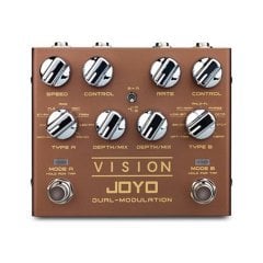 Joyo R09VISION Çift Kanallı Gitar Modülasyon Pedalı