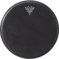Remo 10'' Black Suede Emperor Tom Derisi