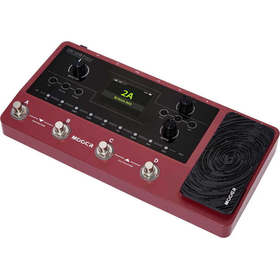 Mooer GE150 Pro (LI) Şarjlı Multi Effect Prosesör