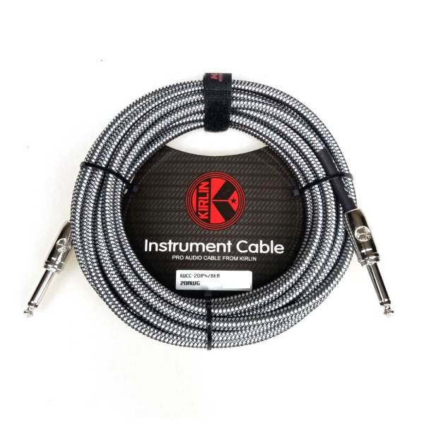 Kirlin 3mt. 1/4'' Mono Enstrüman Kablosu (Gri)