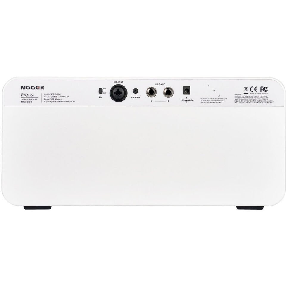 Mooer F40iLI/WSR Şarjlı 40W Stereo Akıllı Gitar Amfisi