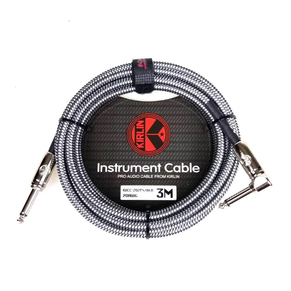 Kirlin 3mt. 1/4'' Mono (Pipo) Enstrüman Kablosu (Gri)
